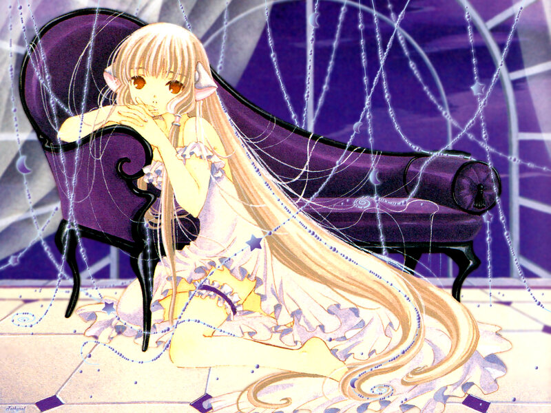 Elf Girl on Chaise Lounge