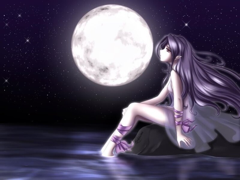 Elf Girl on Rock