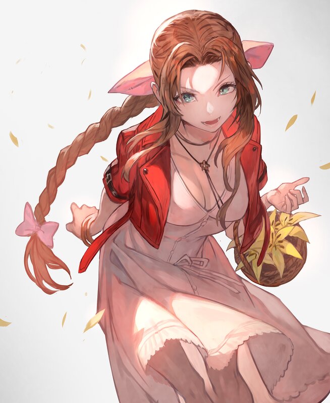 Elf Girl with Basket — Red