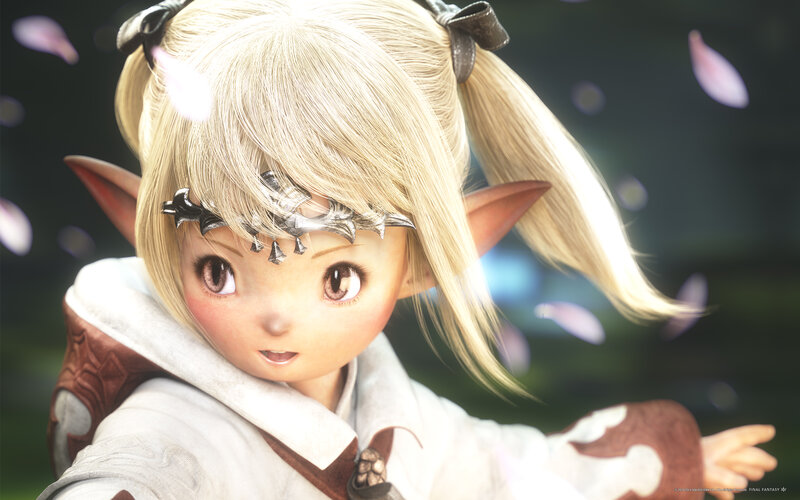 Elf Girl with Blonde Hair