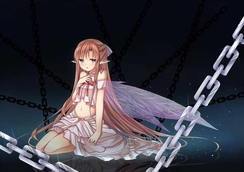 Elf Girl with Chains — Purple