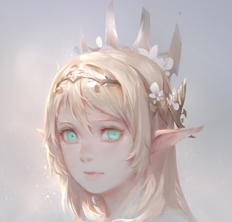 Elf Girl with Crown