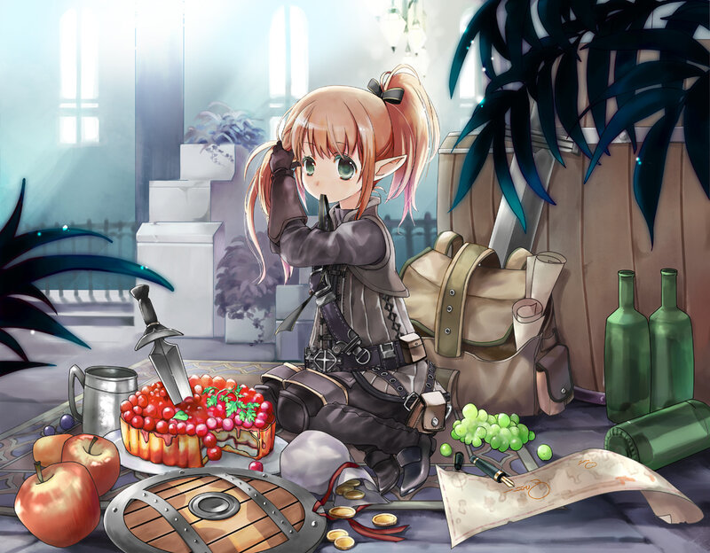 Elf Girl with Food