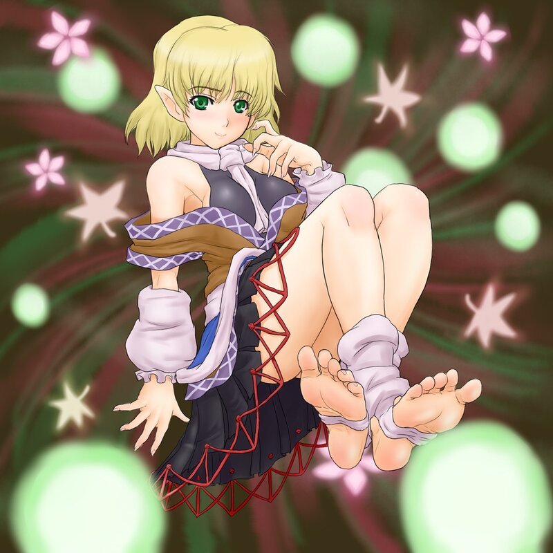 elf girl with green eyes