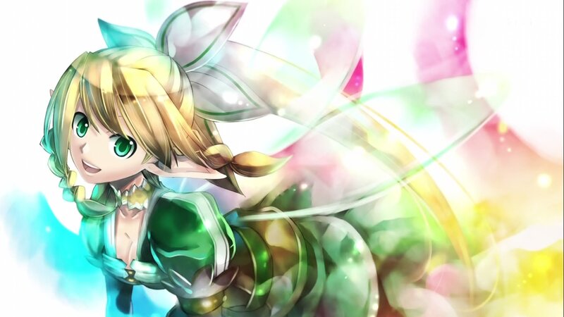 Elf Girl with Green Eyes — Energetic