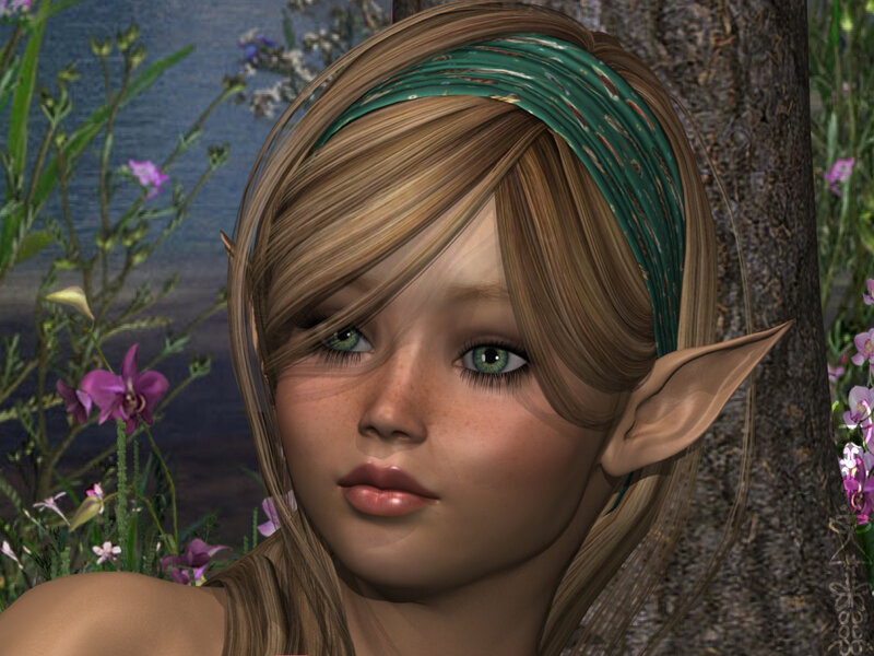 Elf Girl with Headband