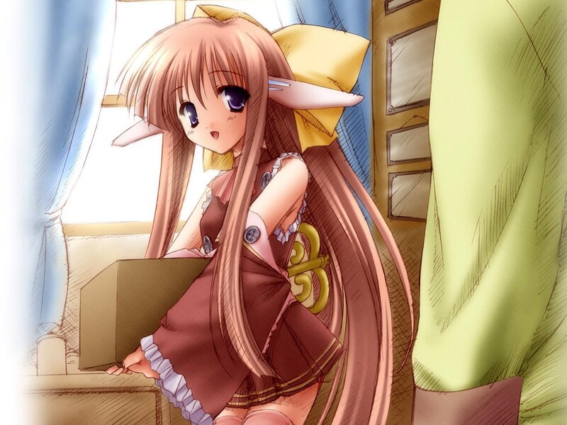 elf girl with long hair