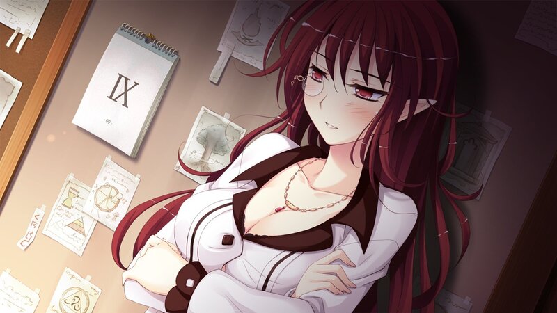 Elf Girl with Red Hair — Calm