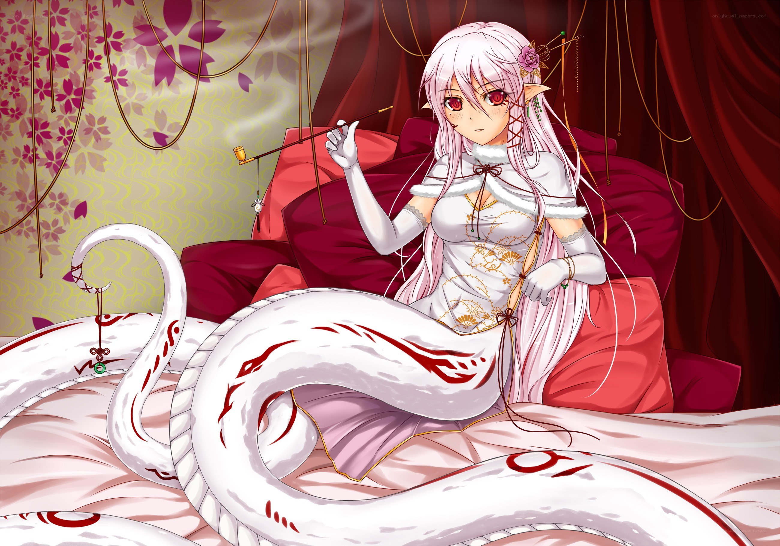 elf girl with snake tail