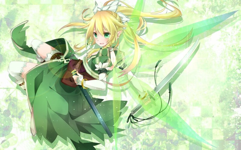 Elf Girl with Swords