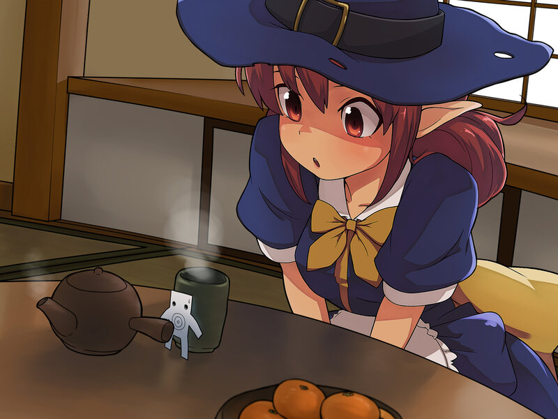 Elf Girl with Tea Set