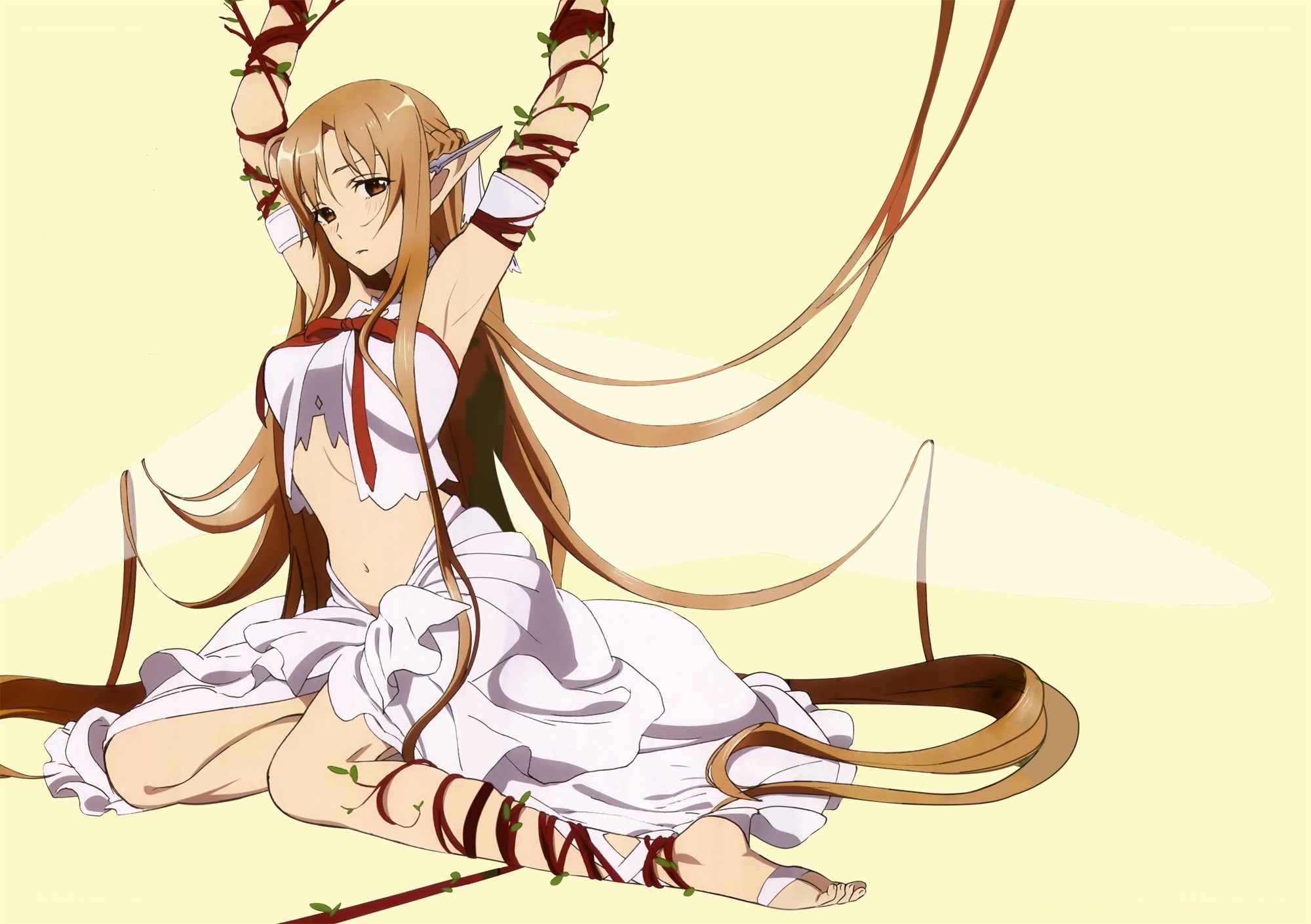 elf girl with vines