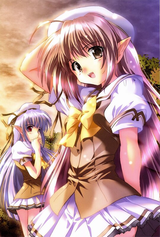 elf girls in school uniforms