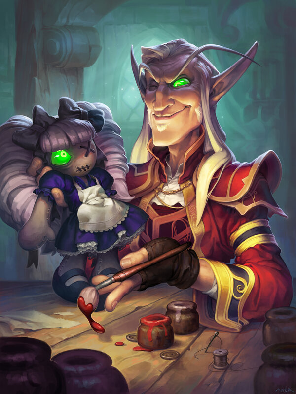 Elf Holding a Doll