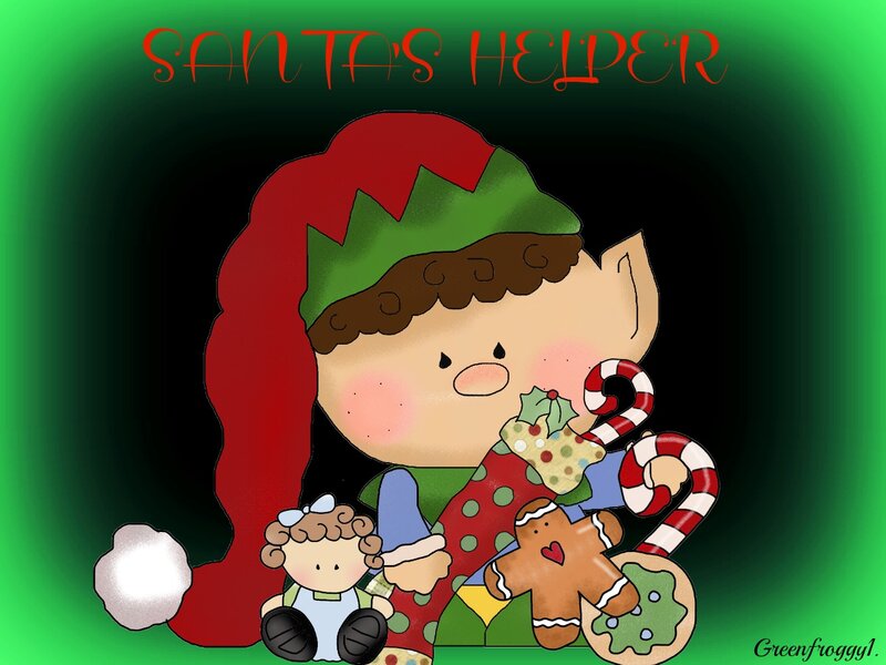 Elf Holding Cookies