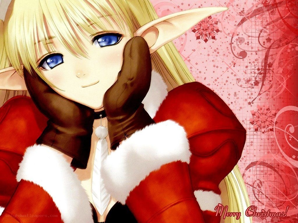 elf in santa outfit