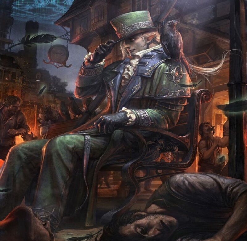 Elf in Top Hat Sitting