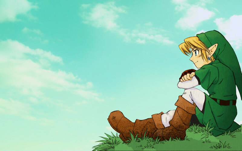 Elf-like Boy Sitting