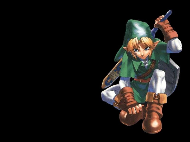Elf-like Character Crouching