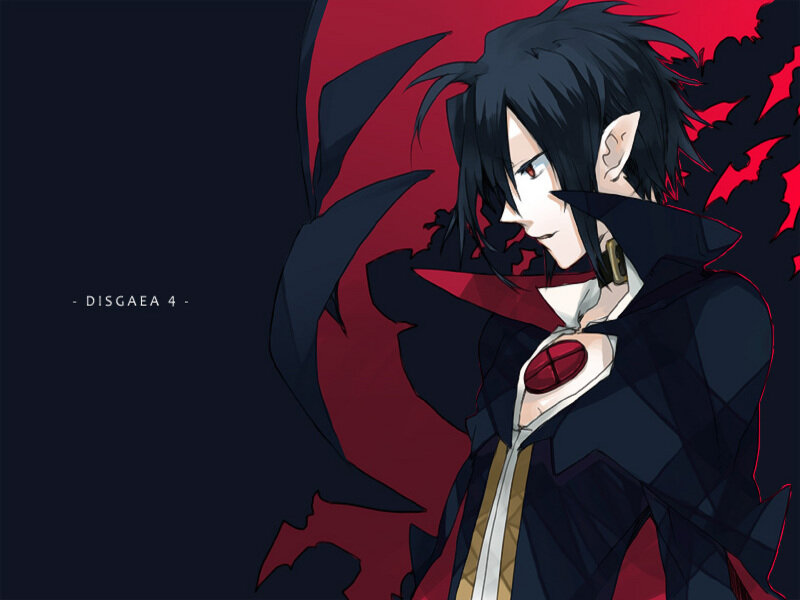Elf-like Character in Dark Coat