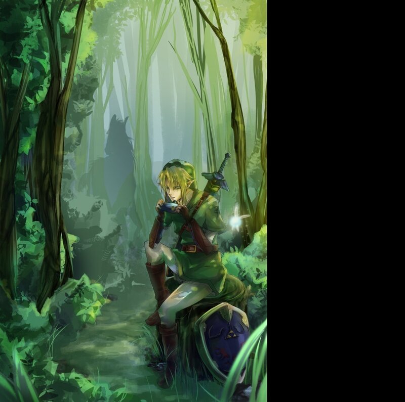 Elf-like Character in Forest