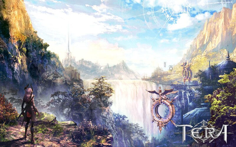 Elf-like Character in Landscape