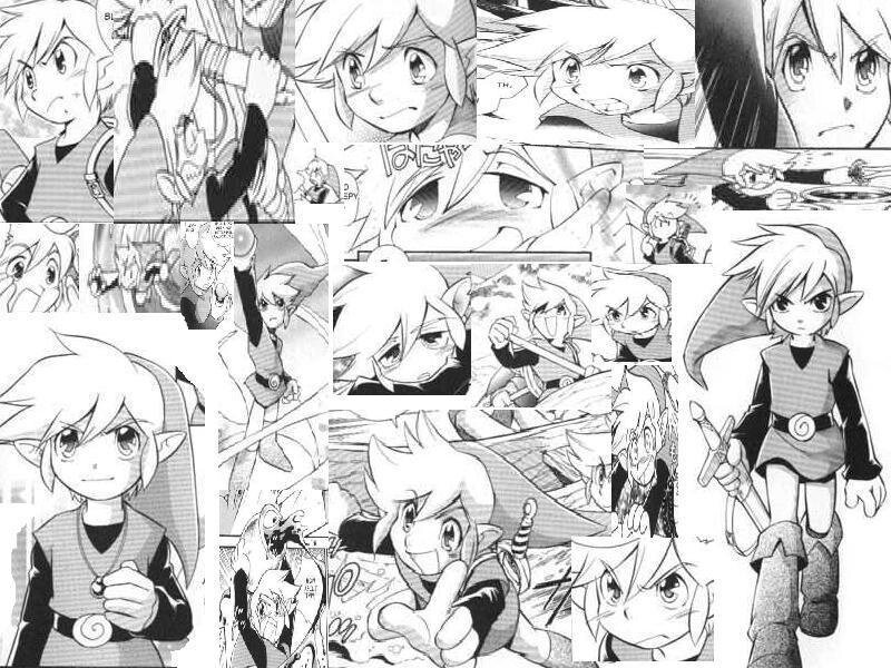 Elf-like Character in Manga Panels