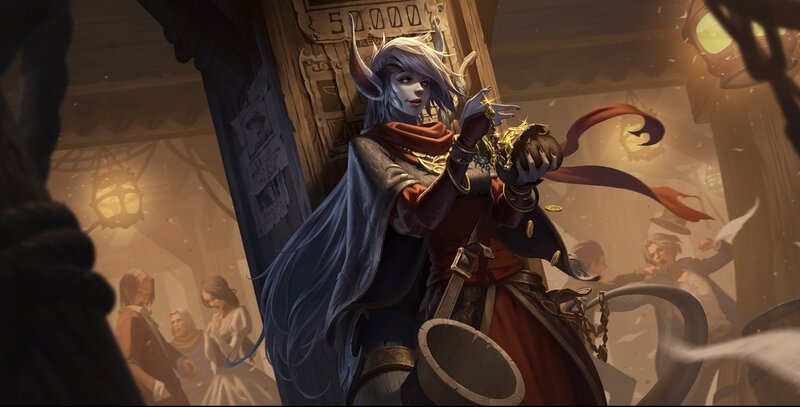 Elf-like Character in Tavern