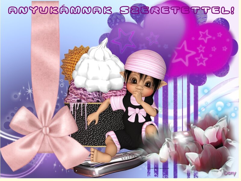 Elf-like Character on Cupcake