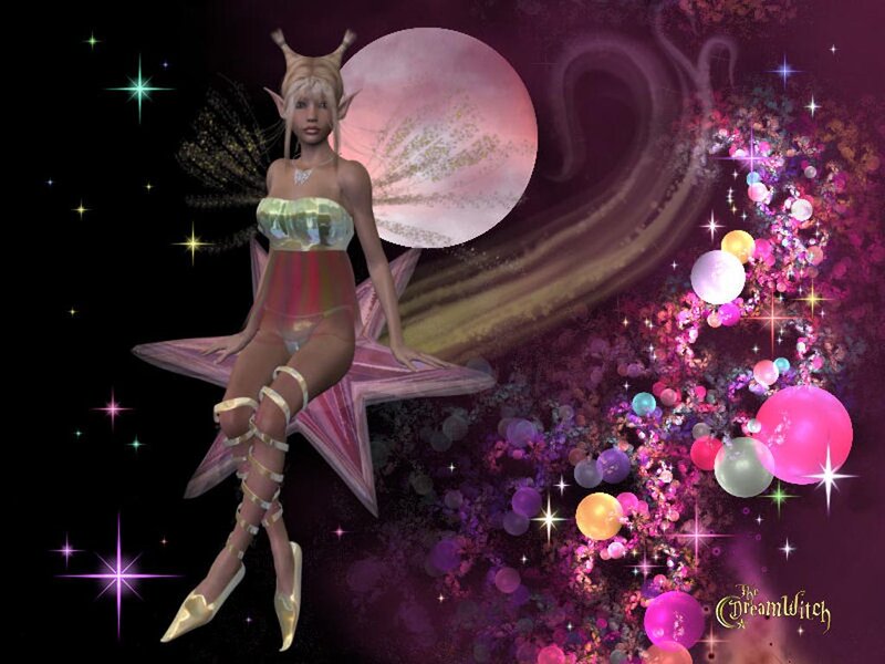 Elf-like Character on Star