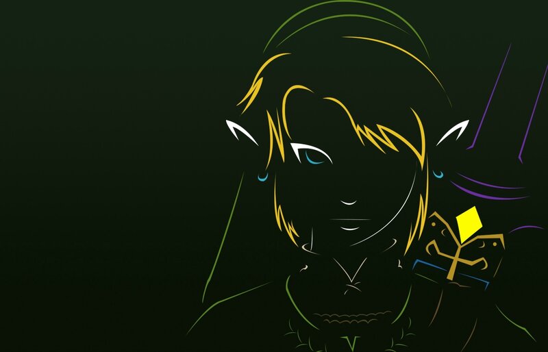 Elf-like Character Portrait — Black