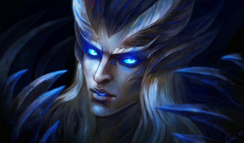 Elf-like Character with Blue Eyes