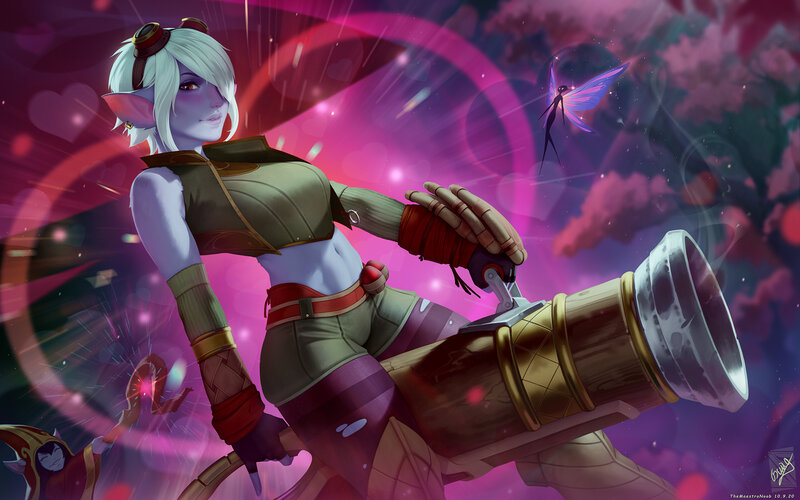 Elf-like Character with Cannon