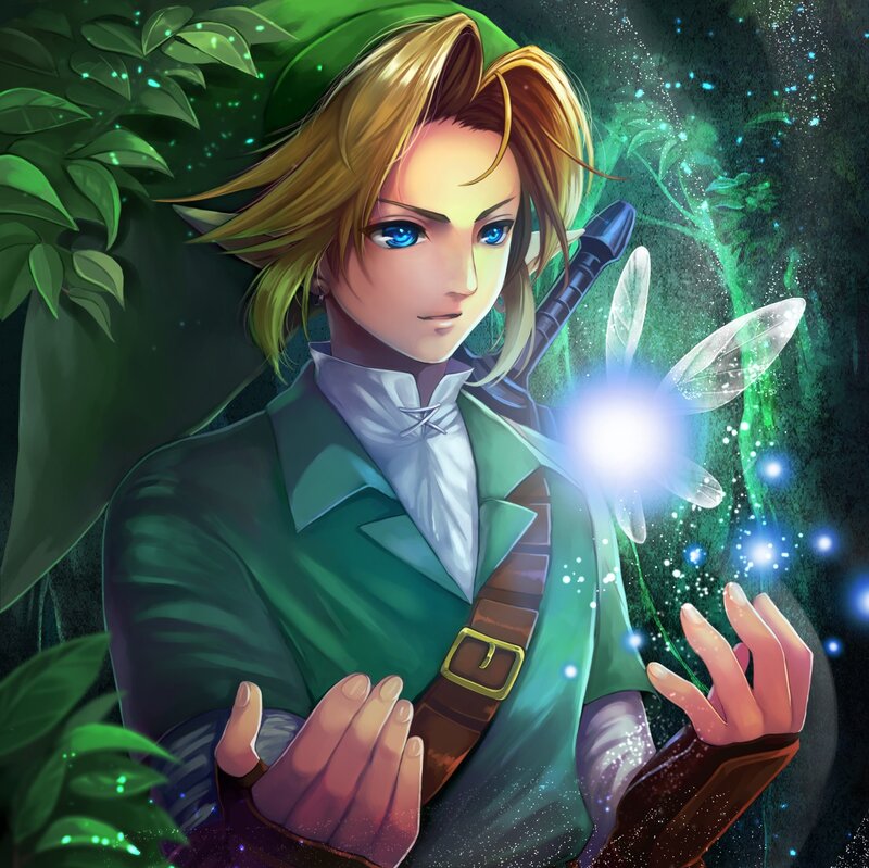 Elf-like Character with Glowing Light