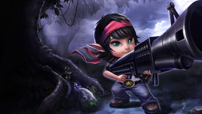 Elf-like Character with Gun