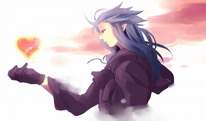 Elf-like Character with Heart