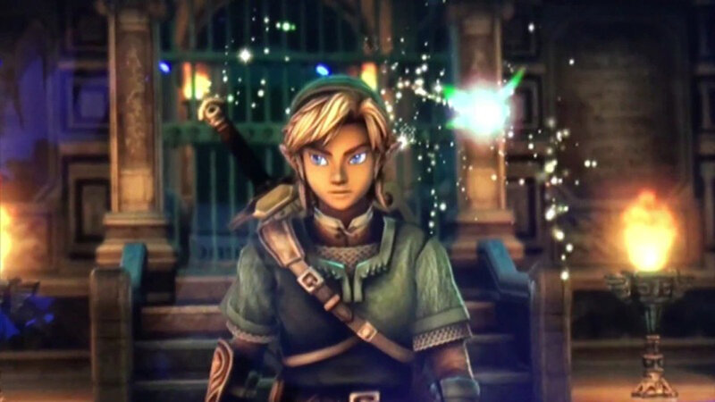 Elf-like Character with Sword — Green, Dramatic, Night