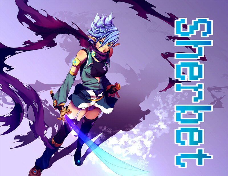 Elf-like Character with Sword