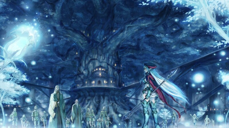 Elf-like Characters in Forest