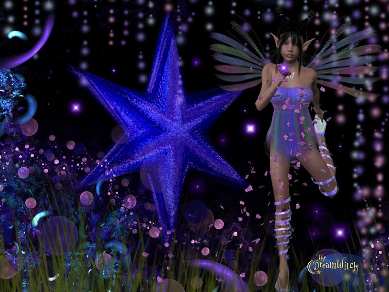 Elf-like Fairy in Field