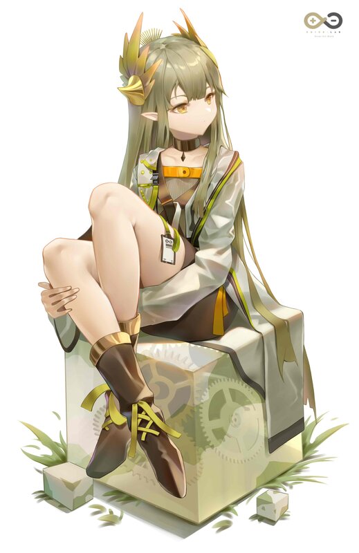 Elf-like Girl Sitting
