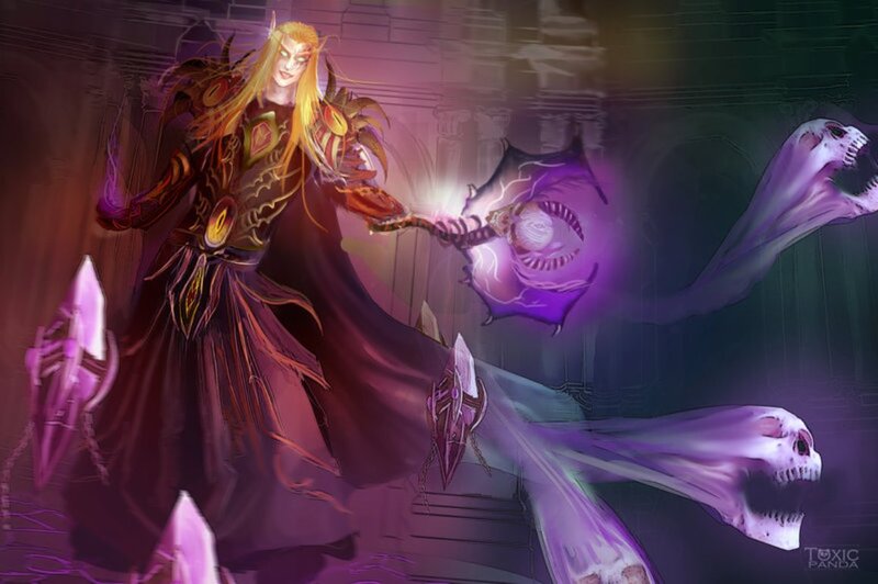 Elf-like Mage with Staff