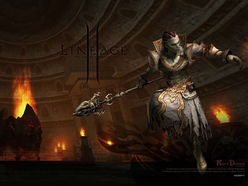Elf-like Warrior with Staff — Brown
