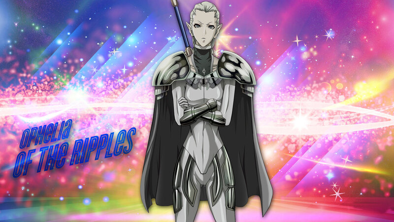 Elf-like Warrior with Sword — Purple