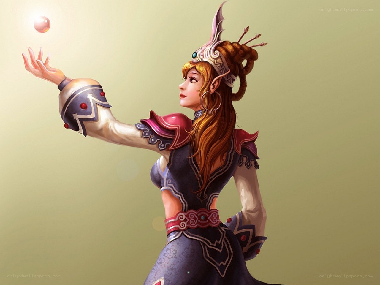 elf mage casting spell