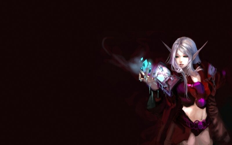 elf mage casting spell