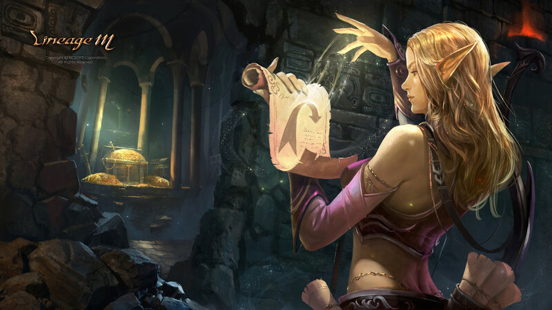 Elf Mage in Dungeon