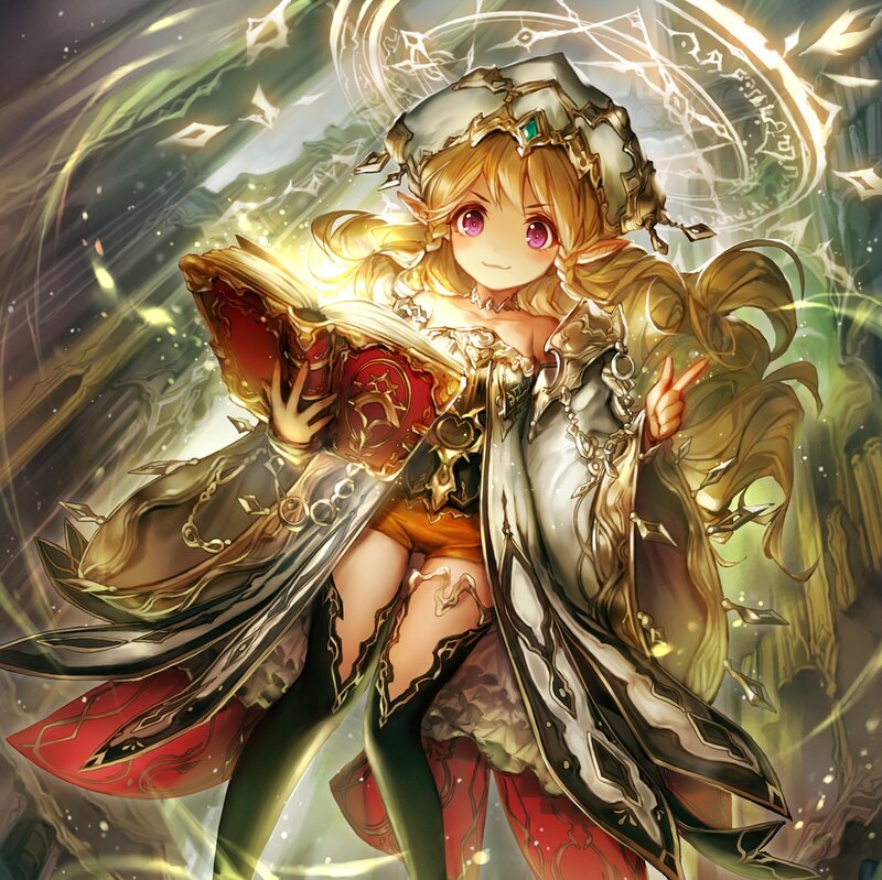 Elf Mage with Book