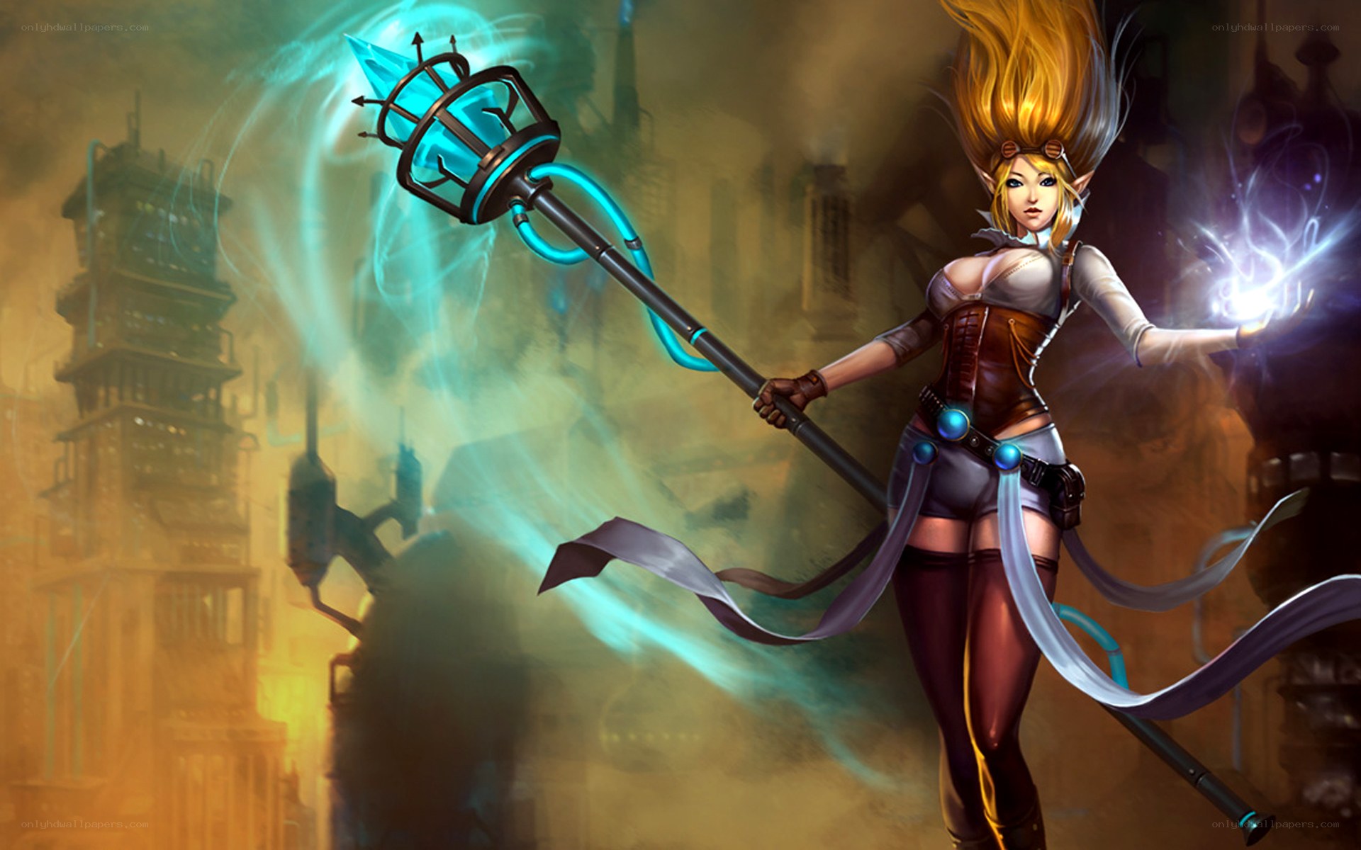 elf mage with staff