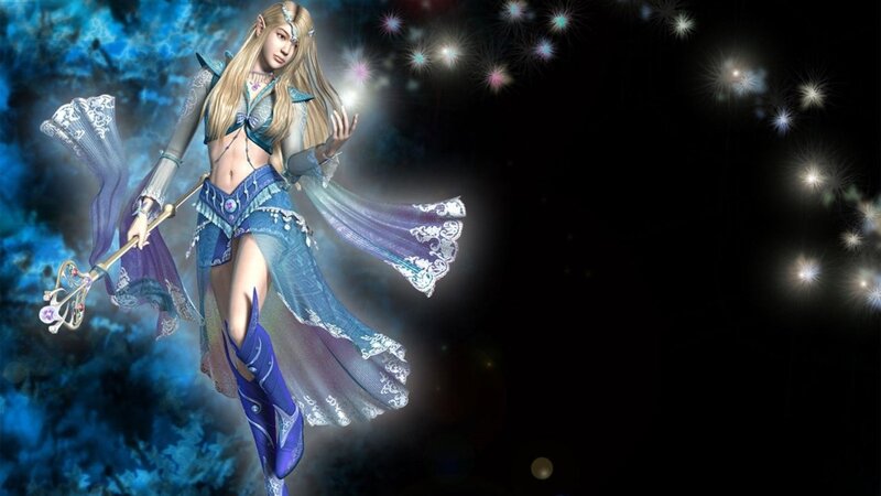 elf mage with staff